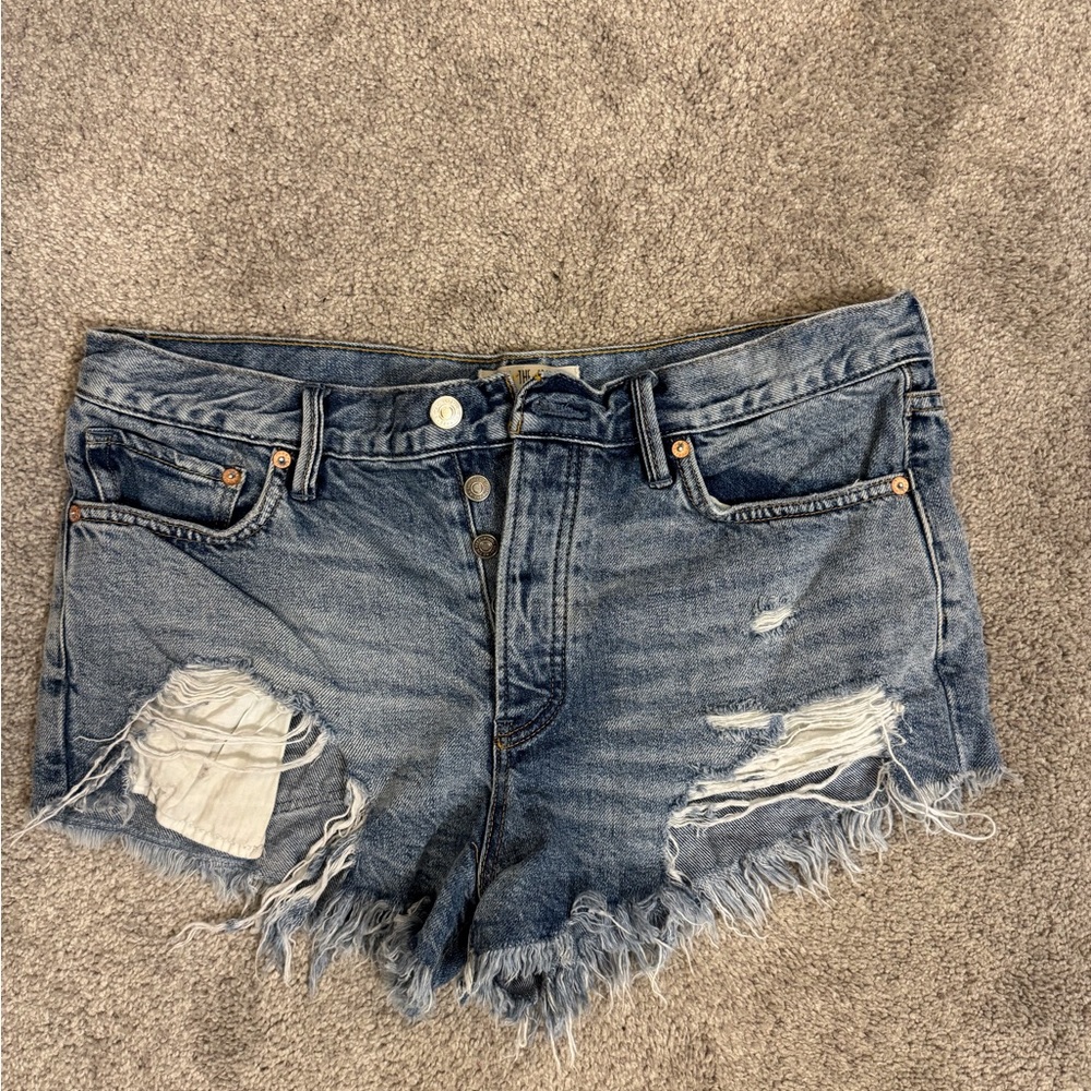 Free People jean shorts